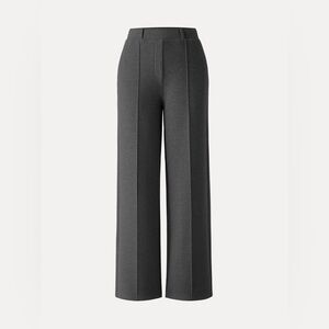 NWT OGL FuzzLuxe High Waisted Straight Leg Pull On Pant Charcoal Deep Gray 2XL